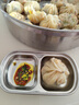 沃德百惠（WORTHBUY）304不銹鋼調(diào)味碟韓式烤肉調(diào)料碟火鍋蘸料碟分格油醋碟子 兩格 曬單實(shí)拍圖