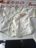 十月結晶嬰兒半背衣夏季新生兒睡衣半背衣男女童衣服秋衣兒童裝上衣短袖 月兔斗茶 52 （適合0-1個(gè)月寶寶） 曬單實(shí)拍圖