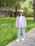 巴拉巴拉童裝兒童排骨羽絨服男童女童親子裝輕薄內膽2025年新款冬裝外套潮 云粉紫-連帽-白鴨絨 清潔度1000+ 120 充絨量42g 曬單實(shí)拍圖