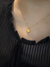 中國黃金（CHINA GOLD）碎冰冰四葉草黃金項鏈女足金吊墜七夕情人節(jié)禮物送女友生日老婆 【捕夢網四葉草】足金吊墜+K金鏈/京速達 曬單實拍圖