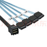塵土 Mini sas hd sff8643轉(zhuǎn)4 SATA SATA3.0固態(tài)硬盤服務(wù)器數(shù)據(jù)連接線 正向 SFF8643轉(zhuǎn)4 SATA 0.5米 曬單實(shí)拍圖