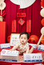 抓周道具全套龍寶寶一周歲生日場(chǎng)景布置擺件大學(xué)名牌抓周禮儀式感裝飾 國內十大名校（立體款）20*10cm 曬單實(shí)拍圖