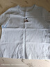 香影正肩小狗刺繡t恤女短袖2025夏季新款棉質(zhì)寬松圓領(lǐng)天藍色上衣 藍色 L 165/88A/110-125斤 曬單實(shí)拍圖