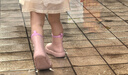 歐孕（OUYUN）兒童雨鞋防滑防撞男女童雨靴寶寶上學(xué)專(zhuān)用幼兒園防水水鞋 粉色 17 曬單實(shí)拍圖