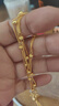 周六福（ZLF）  黃金項鏈女款足金999圓珠項鏈 計價(jià)T 45cm-9.4g 曬單實(shí)拍圖