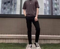 XJSGS官方國際正品牌男士高端牛仔褲夏季韓版修身直筒長褲子輕奢侈男裝 高檔201黑色【現(xiàn)貨速達(dá)】 31 曬單實(shí)拍圖