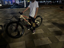 喜德盛2025款野馬pro山地自行車運(yùn)動(dòng)健身學(xué)生青少年騎行四連桿軟尾單車 卡其/橘 10速 16英寸 曬單實(shí)拍圖