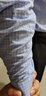 杉杉純棉襯衫男長袖藍(lán)色小格子春季休閑商務(wù)中年爸爸裝全棉高檔襯衣 FQC97173長袖 39 曬單實(shí)拍圖