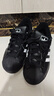 阿迪達(dá)斯 （adidas）三葉草貝殼頭運(yùn)動(dòng)青少年男女板鞋JH9977黑色36.5碼 曬單實(shí)拍圖