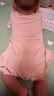 babylove嬰兒連體衣夏季薄款透氣短袖哈衣爬爬服純色睡衣寶寶休閑衣服夏裝 曬單實拍圖