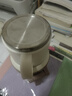 胖東來新款316不銹鋼加厚簡約茶水分離保溫杯大容量家用水杯子便攜水壺 白色 600ml 曬單實(shí)拍圖