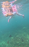 WATERTIME/水川 浮潛面罩呼吸器潛水鏡全干式呼吸管兒童游泳潛水裝備 粉 曬單實拍圖