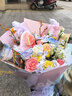 領(lǐng)香鮮花速遞蝴蝶蘭玫瑰花束生日禮物表白送女友老婆全國(guó)同城配送 粉玫瑰蝴蝶蘭混搭花束 曬單實(shí)拍圖