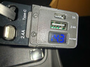 颯望【德國】車(chē)載充電器120W快充線(xiàn)一拖三適用蘋(píng)果安卓汽車(chē)點(diǎn)煙器轉換 白色機甲款快充【120W充電保護TYP】 曬單實(shí)拍圖