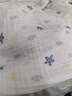 潔麗雅（Grace）A類純棉嬰兒紗布浴巾男女寶寶洗澡巾新生兒用品大毛巾被105*105cm 曬單實(shí)拍圖