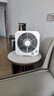 美的（Midea）電風(fēng)扇 家用臺(tái)式桌面小風(fēng)扇鴻運(yùn)扇宿舍臥室節(jié)能電扇臺(tái)扇轉(zhuǎn)頁(yè)扇輕音低噪五葉風(fēng)扇 KYT25-22MW 曬單實(shí)拍圖