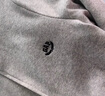 Gap女裝2025春季新款刺繡logo拉鏈立領長袖上衣修身開衫729463 灰色 S (160/80A)亞洲尺碼 曬單實拍圖