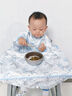 歐孕（OUYUN）寶寶吃飯罩衣一體式餐椅罩衣防水防臟圍兜 奔騰小馬 均碼 曬單實(shí)拍圖