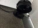 得力（deli）USB桌面風(fēng)扇迷你輕音小電扇家用臥室學(xué)生宿舍辦公室臺(tái)式桌面扇臺(tái)夾扇 黑 曬單實(shí)拍圖