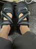 FILA 斐樂官方女鞋OAKMONT SANDAL摩登涼鞋2025夏新款歐客漫涼鞋 黑-BK 37.5 曬單實(shí)拍圖
