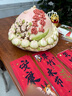 優(yōu)膳坊壽桃饅頭老人生日蛋糕祝壽送長(zhǎng)輩全桃含小桃膠東花餑餑花饃禮物 福如東海-內(nèi)含小桃 (約15個(gè)) 曬單實(shí)拍圖