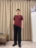 貴之步皮鞋男士牛皮休閑正裝鞋商務(wù)西裝德比鞋子男 G655 黑色 42  曬單實拍圖