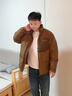 波司登（BOSIDENG）25年新款羽絨服男時(shí)尚休閑短款立領(lǐng)防風(fēng)百搭保暖外套 橄欖色7329 M 175/96A 曬單實(shí)拍圖