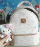 COW & KITTY官網(wǎng)正品凱蒂貓2025新款通用學(xué)生可愛女士雙肩背包輕便學(xué)生書包 粉紅色+掛件 25*12*25 曬單實拍圖