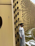 麥?zhǔn)嫣匾淮涡杂暌聠稳碎L(zhǎng)款全身防暴雨男款成人外穿旅行便攜加厚兒童雨披 乳膠鞋套白色M(女士使用) 均碼 1件 曬單實(shí)拍圖