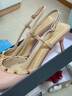 達(dá)芙妮8cm鉚釘高跟鞋女2025新款夏季優(yōu)雅尖頭淺口裸色高跟包頭涼鞋女鞋 裸粉色【氣質(zhì)鉚釘 8cm跟高】 38 曬單實(shí)拍圖