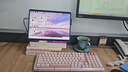 羅技（Logitech）ALTO KEYS K98S 琥珀系列 AI客制化無線機(jī)械鍵盤 熱插拔大理石軸 靜音軸 粉色 曬單實(shí)拍圖