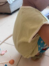 乖奇熊兒童運(yùn)動套裝夏季嬰幼無袖上衣服薄款褲子寶寶外出純棉背心兩件套 蜜瓜綠豆乳白 100 曬單實(shí)拍圖