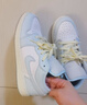 Jordan女子休閑鞋喬丹AJ1 JORDAN 1 運(yùn)動(dòng)鞋HJ5971-400藍(lán)白37.5 曬單實(shí)拍圖