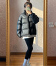 駱駝（CAMEL）【小太陽】戶外羽絨服鴨絨加厚羽絨衣經(jīng)典時尚防風保暖運動外套 石墨烯自發(fā)熱-幻影黑 男女同款 M 曬單實拍圖