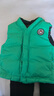 保姆鵝 兒童羽絨馬甲寶寶雙面穿背心男童女童外穿羽絨內膽馬夾[NG2655] 高爾夫綠 130 曬單實(shí)拍圖
