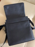 高爾夫（GOLF）單肩包男士頭層牛皮斜挎包手機ipad包商務(wù)休閑小方包通勤男包 曬單實(shí)拍圖