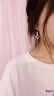 佐蘭伊 ZORAINEY純銀流蘇耳釘女新款高級(jí)感輕奢小眾簡(jiǎn)約耳墜耳環(huán)情人節(jié)生日禮物 （白金色）菱鉆耳環(huán) 曬單實(shí)拍圖