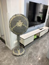 諾布菲定制風(fēng)扇罩電風(fēng)扇防塵罩子家用布藝保護罩立式通用落地扇套防塵罩 奢雅灰-全包三件套 曬單實(shí)拍圖