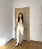 CAMILA KSENIA樂福鞋女2025新厚底增高款夏高跟軟底時尚一腳蹬小皮鞋 杏色 38 曬單實拍圖