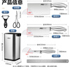 愛仕達(dá)（ASD）刀具不銹鋼便插系列菜刀套裝多用刀水果刀廚房剪刀RDG06K3WG 曬單實(shí)拍圖