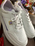 鴻星品牌斷碼小白鞋女鞋2025新款秋冬季百搭透氣板鞋女士休閑運動(dòng)鞋女 白紫 36 【鞋碼偏小，建議拍大一碼】 曬單實(shí)拍圖