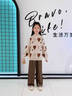 小豬班納女童褲子2025春秋季新款燈芯條小女孩秋裝衣服兒童直筒長褲童裝 【直筒褲型遮肉顯瘦】DZ米白 140 【推薦體重56-68斤】 曬單實拍圖