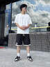 鵲笙短褲男夏季薄款速干寬松運(yùn)動(dòng)短衛(wèi)褲美式潮牌假兩件新款五分褲 灰色【主圖款】單件裝 M 【建議80-110斤左右】 曬單實(shí)拍圖