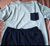 京東京造10A抗菌純棉睡衣男短袖套裝25春夏情侶家居服藍(lán)XL 曬單實(shí)拍圖