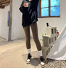 JERRIE MOCK啞光鯊魚(yú)褲女外穿春秋薄款高腰收腹提臀打底褲緊身彈力瑜伽褲高級咖-無(wú)尷尬線(xiàn)【春秋薄款】M 【建議95-100斤】 曬單實(shí)拍圖