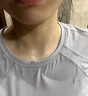 駱駝（CAMEL）速干透氣圓領(lǐng)T恤女修身顯瘦運(yùn)動(dòng)短袖衫 Y25BA4L0022 冰蘭紫 S 曬單實(shí)拍圖