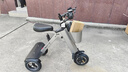 威爾杰迪雙人折疊便攜電動(dòng)車小型輕便電動(dòng)車電瓶車簡易休閑滑板旅行代步車 科技灰/450W大功率（大號(hào)） 曬單實(shí)拍圖