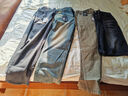 杰克·瓊斯（JACK&JONES） 夏季款潮流百搭簡(jiǎn)約時(shí)尚舒適貓須水洗廓形牛仔短褲男裝225243004 曬單實(shí)拍圖