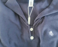 森馬（Semir）polo衫女短款收腰翻領(lǐng)襯衫25夏刺繡涼感緊身T恤辣妹109325115005 曬單實拍圖