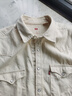 Levi's李維斯25年春夏新款男士復(fù)古美式時(shí)尚簡約休閑短袖牛仔襯衫 淺褐色 L 曬單實(shí)拍圖